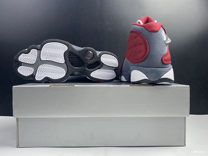 Rep BK Flint Gym Grey Jordan 4179 Compact Red 13 Retro 414571- 1028